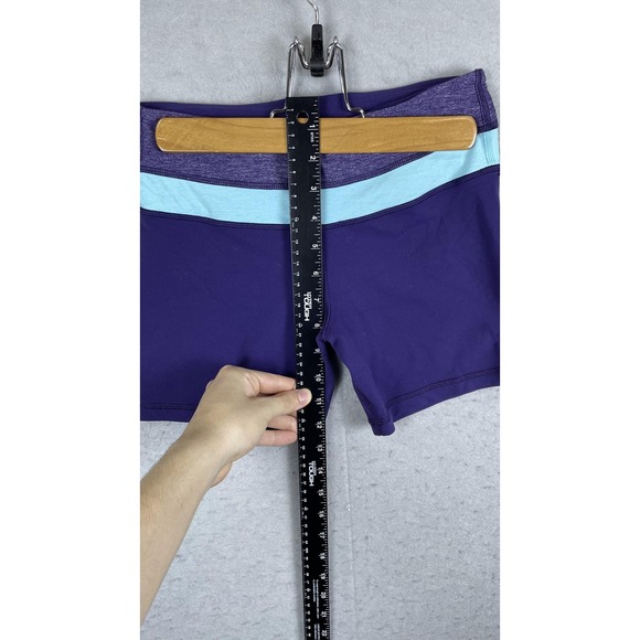 Lululemon Shorts Womens Small Purple‎ Blue Boogie Short Yoga Compression Workout - Picture 2 of 7
